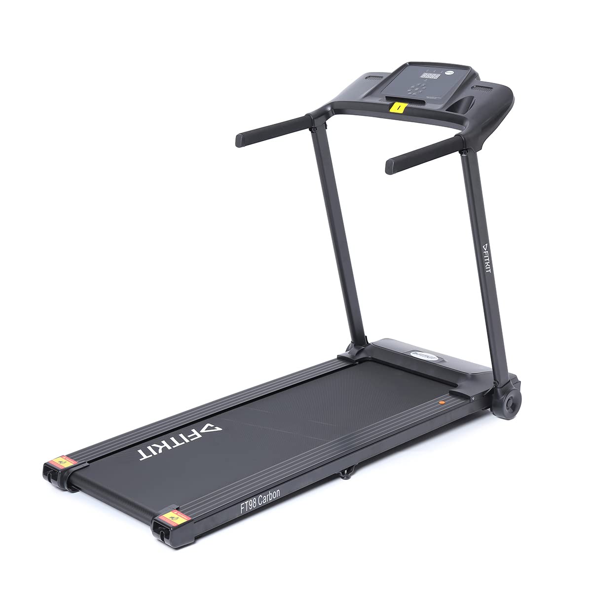 Fitkit by Cult FT98 Carbon (2HP Peak, Max Speed - 14km/hr) Brushless Motorized Treadmill for Home Gym Fitness with 1 Year Warranty