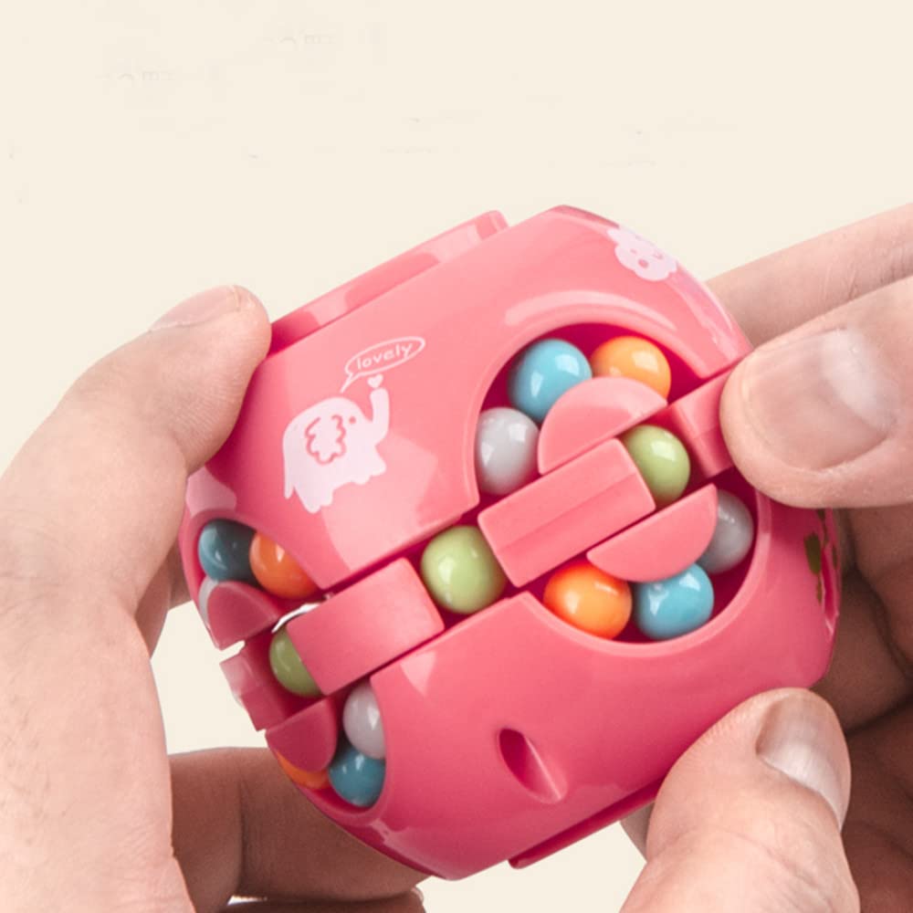 Infinity Cube Fidget,Rotating Cube,Sensory Toy,Stress Relief Toy,Rotating Magic Beans,Sensory Toys,Creative Educational Toy for Children, Adults