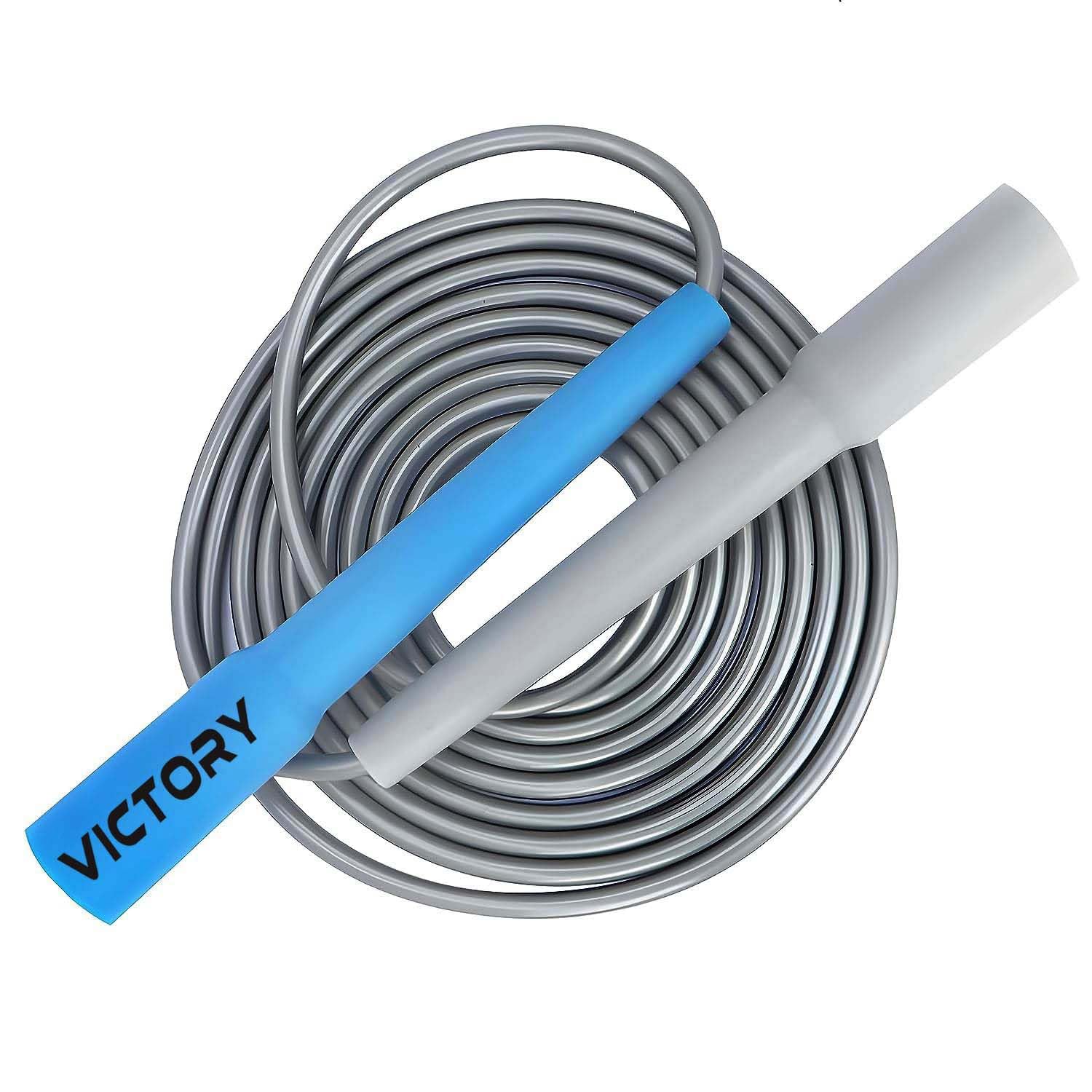 VICTORY Adjustable Skipping Rope for Men and Women for Kids Jumping Rope for Exercise, Gym Fitnes Freestyle Skipping Rope (Blue)