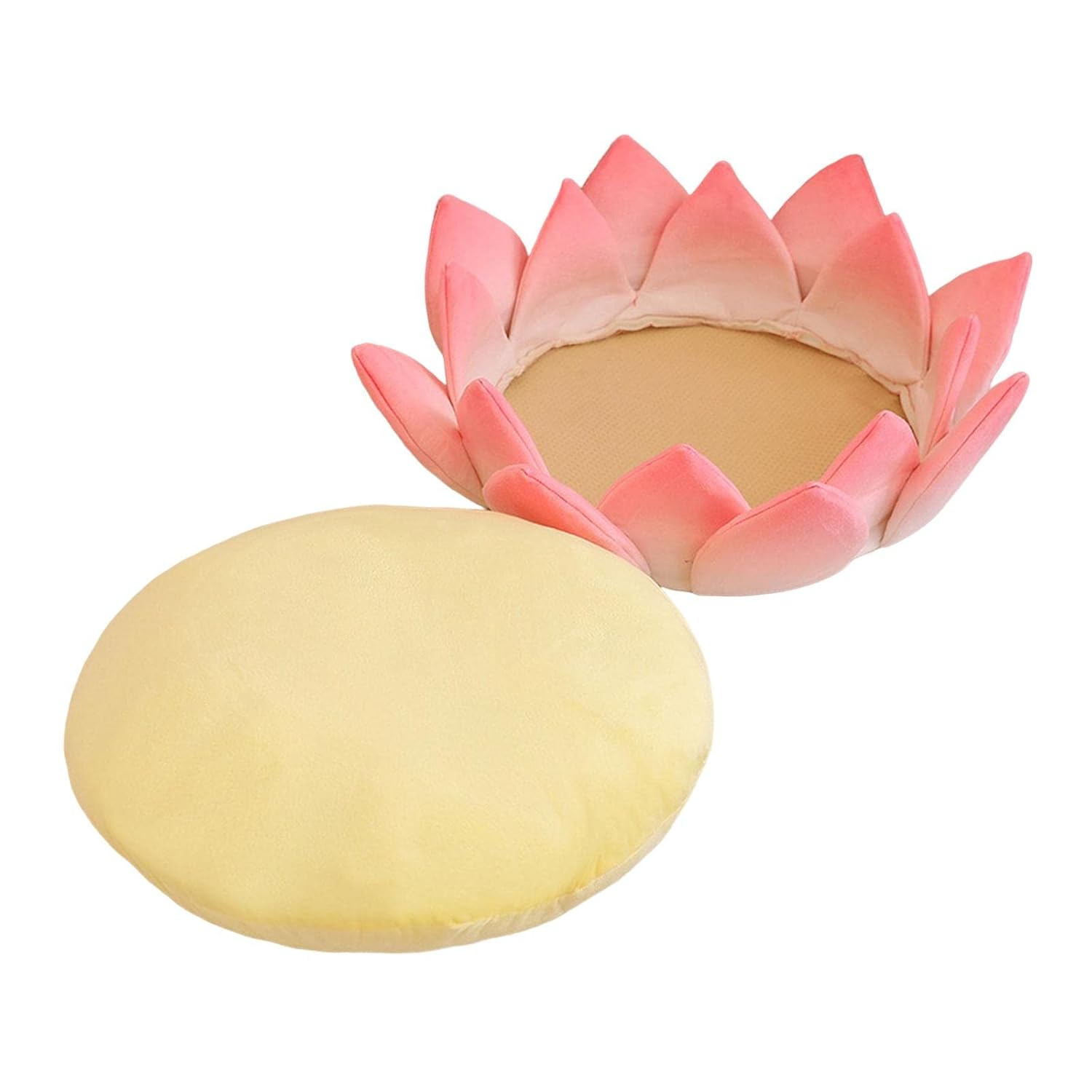 CALANDIS® Lotus Flower Shape Cushion Chair Pad Meditation Cushion for Girls for Sofa Balcony 20Cm | 1 Pack Seat Cushion