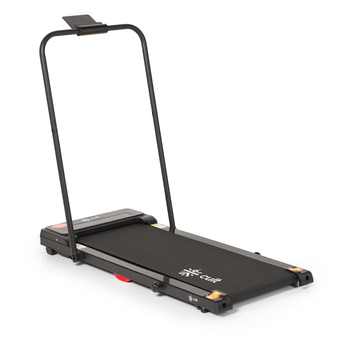 Cult Pro 2 HP Peak DC Motorized | Under Desk Treadmill with Max Speed 10 Km/Hr | Max User Weight 110 Kg for Home Workout with LED Display, Mobile Holder and Remote Access.