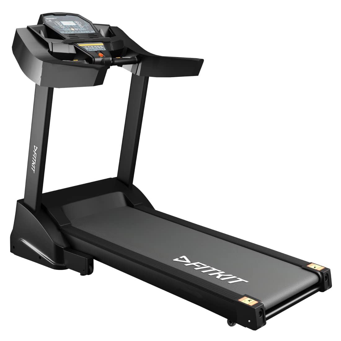 Fitkit by Cult 10K 2.5HP (4HP Peak) Brushless Motorized Treadmill (Max Weight: 120 Kg, Manual Incline) for Home Gym Fitness with 1 Year Warranty(Black)