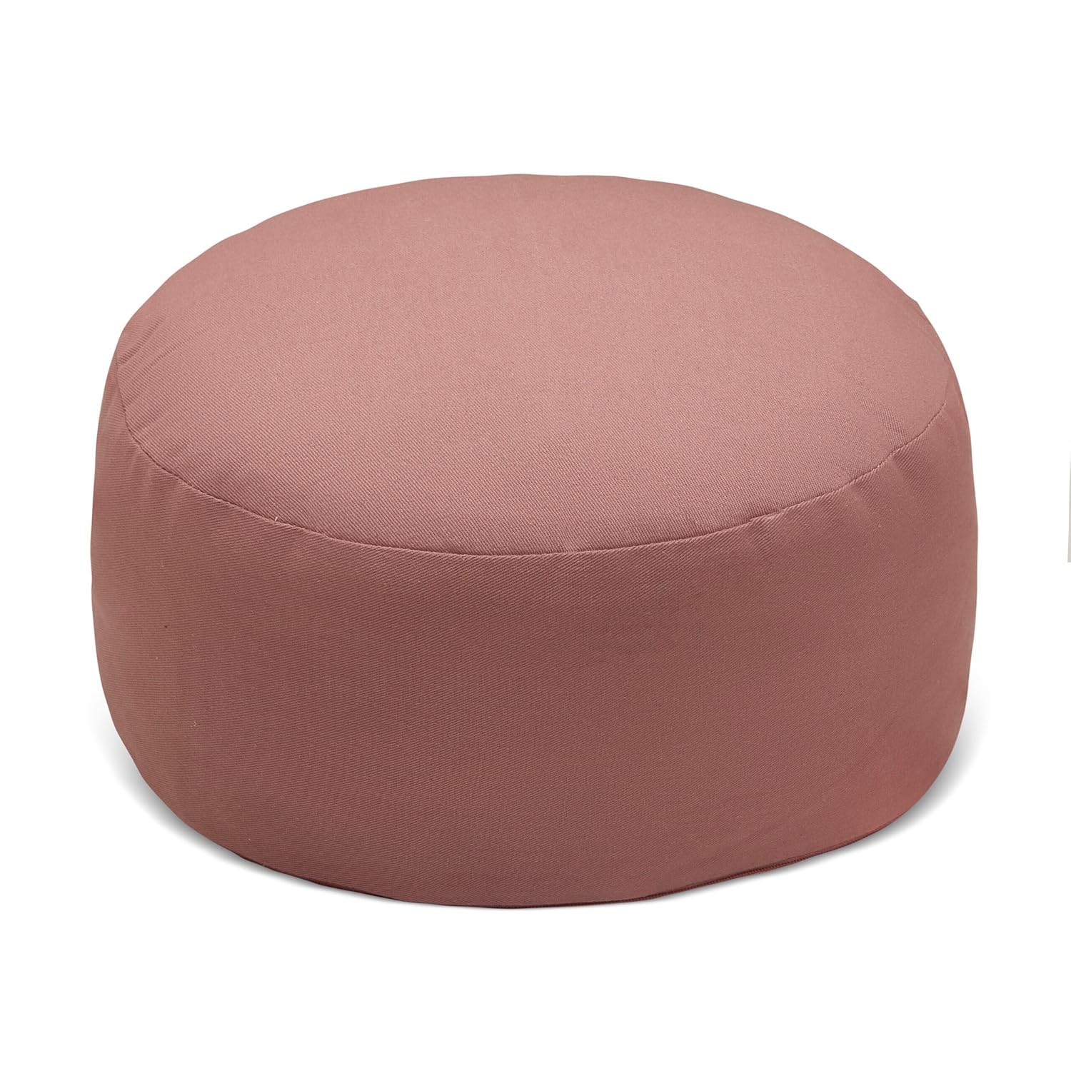 Sarveda Hi-Zafu Meditation Cushion filled with Buckwheat Hulls | Rose